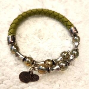 Alex & Ani leather bead bracelet